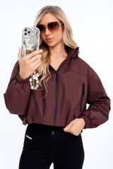 Cropped Hooded Jacket 