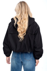 Cropped Hooded Jacket 
