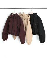 Cropped Hooded Jacket 