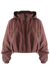 Cropped Hooded Jacket 