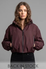 Cropped Hooded Jacket 