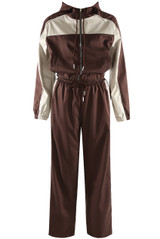 Tracksuit With Contrast Panel 