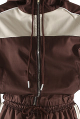 Tracksuit With Contrast Panel 