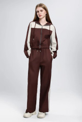 Tracksuit With Contrast Panel 