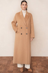 Longline Wool Blend Coat