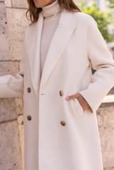 Longline Wool Blend Coat