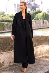 Longline Wool Blend Coat