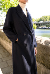 Longline Wool Blend Coat