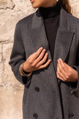 Longline Wool Blend Coat