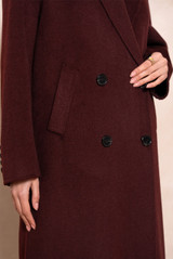 Longline Wool Blend Coat