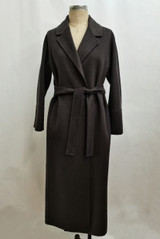 Wool Blend Belted Duster Coat