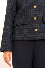 Navy Tweed Blazer Navy Tweed Blazer