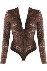 Twist Front Lace Bodysuit