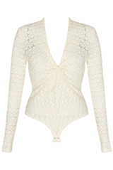Twist Front Lace Bodysuit