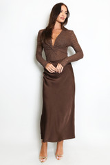 Twist Front Lace Bodysuit