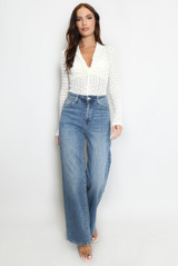 Twist Front Lace Bodysuit