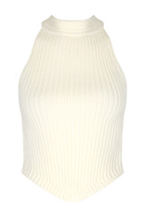 Soft Knit Sleeveless Crop Top