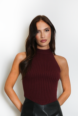 Soft Knit Sleeveless Crop Top