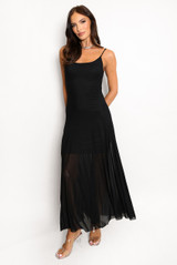 Strappy Mesh Maxi Dress
