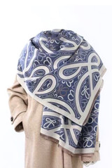 Designer Inspired Wool Blend Scarf