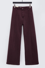 Visible Seam Wide Leg Jeans