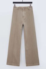 Visible Seam Wide Leg Jeans