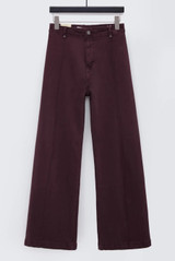 Visible Seam Wide Leg Jeans