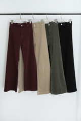 Visible Seam Wide Leg Jeans