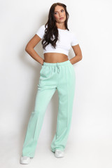  Pintuck Wide Leg Jogger 