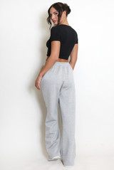  Pintuck Wide Leg Jogger 