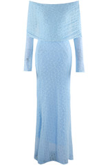 Lace Bardot Maxi Dress