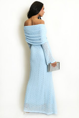 Lace Bardot Maxi Dress