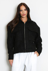 Fleece Jacket With Oversized Pockets