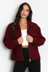 Fleece Jacket With Oversized Pockets