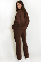 Crew Neck Sweatshirt And Trousers Loungewear