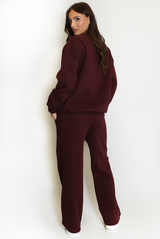 Crew Neck Sweatshirt And Trousers Loungewear