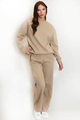 Crew Neck Sweatshirt And Trousers Loungewear