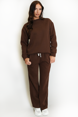 Crew Neck Sweatshirt And Trousers Loungewear