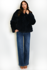 Chunky Faux Fur Jacket