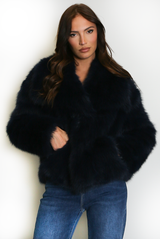 Chunky Faux Fur Jacket