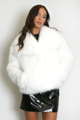 Chunky Faux Fur Jacket