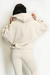Stylist Embossed Oversized Hoodie
