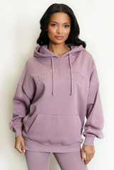 Stylist Embossed Oversized Hoodie