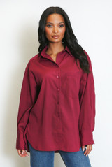 Button Up Plain Shirt