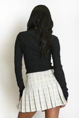 Textured Long Sleeve Top