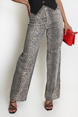 Leopard Dad Fit Tall Jeans