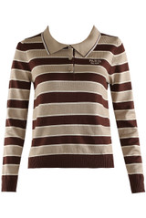 Paris Striped Polo Jumper