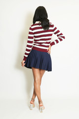 Paris Striped Polo Jumper
