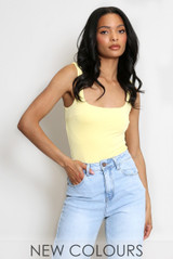 Square Neck Basic Bodysuit