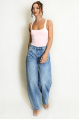 Square Neck Basic Bodysuit